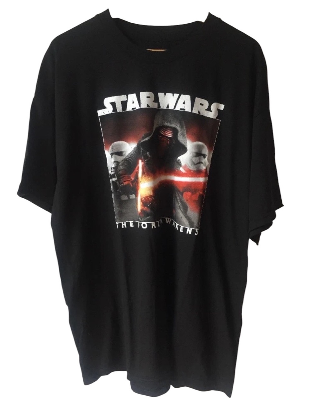 Star Wars The Force Awakens Kylo Ren Size 2X Black Graphic Tee Mad Engine 2015